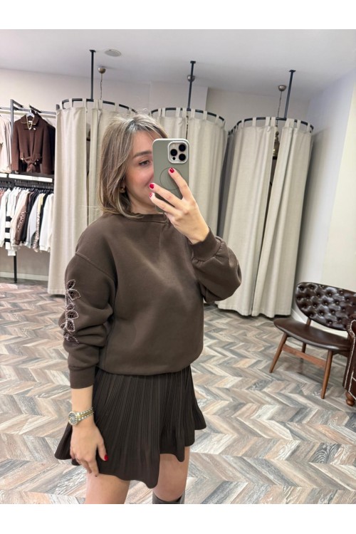 10165-5775 KOL İŞLEMELİ SWEAT