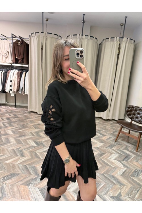 10165-5775 KOL İŞLEMELİ SWEAT