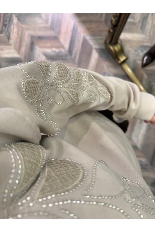 10157-5848 YAN TAŞLI MODAL SWEAT