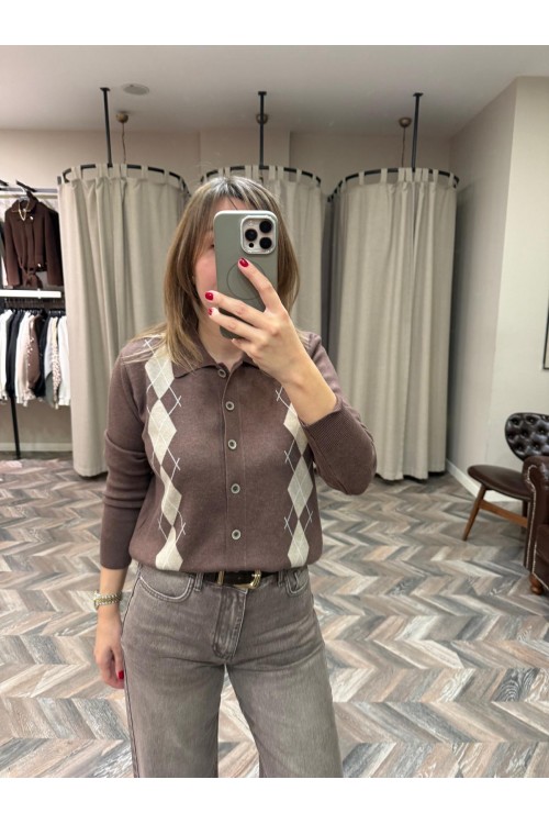 10116-25424 POLO YAKA BAKLAVA HIRKA