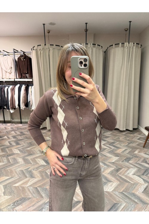 10116-25424 POLO YAKA BAKLAVA HIRKA