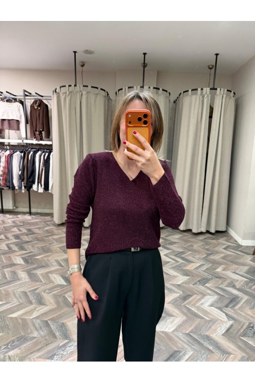 10172- 152 SİMLİ V YAKA TRİKO