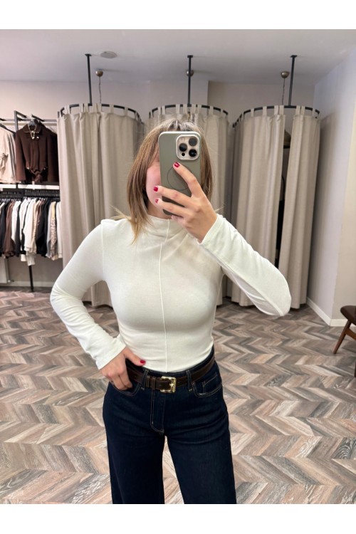 10189-31391 DİK YAKA UZUN KOLLU TOP