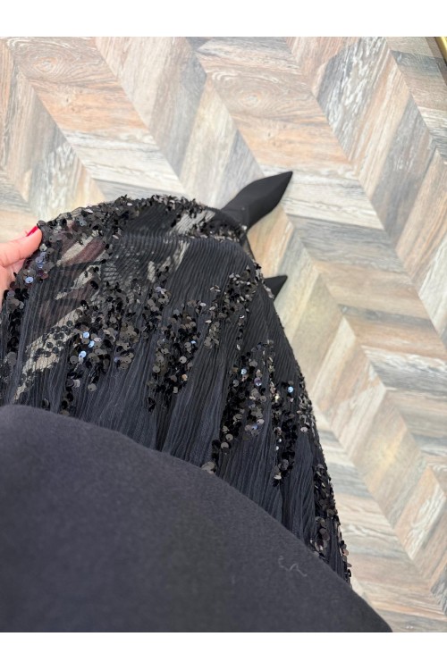 10283-5348 TÜL DETAY ELBİSE