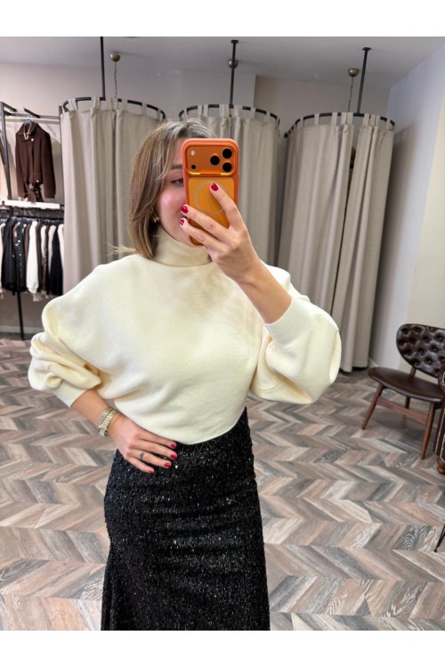 10276-10849 DİK YAKA YARASA KOL KAZAK