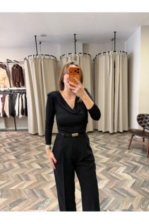 10265-126009 DEGAJE YAKA VATKALI BLUZ