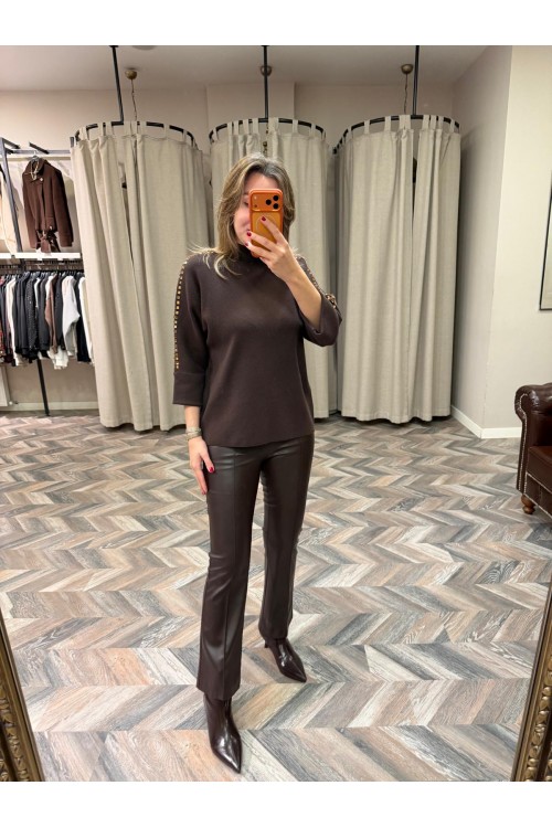 10278-72231 DERİ MİNİ İSPANYOL TAYT