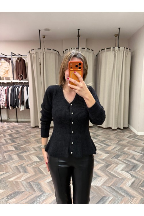 10286-25716 İNCİ DÜĞMELİ HIRKA