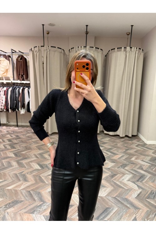 10286-25716 İNCİ DÜĞMELİ HIRKA