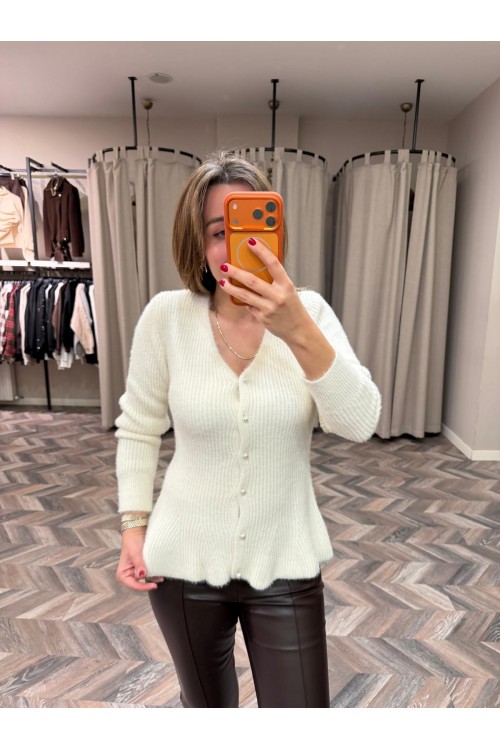 10286-25716 İNCİ DÜĞMELİ HIRKA