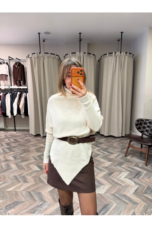 10287-251190 BOĞAZLI TRİKO KAZAK