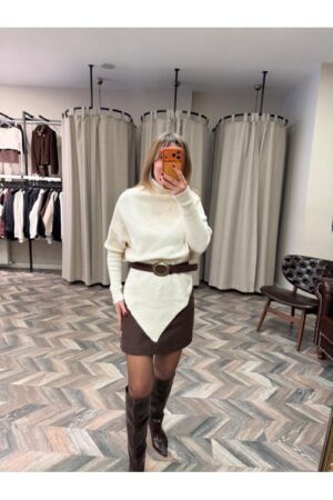 10287-251190 BOĞAZLI TRİKO KAZAK