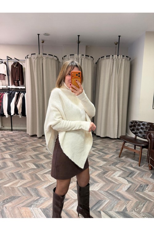 10287-251190 BOĞAZLI TRİKO KAZAK