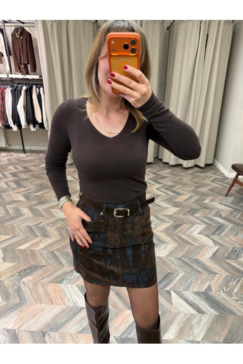 10210-10842 V YAKA KAŞMİR TRİKO KAZAK