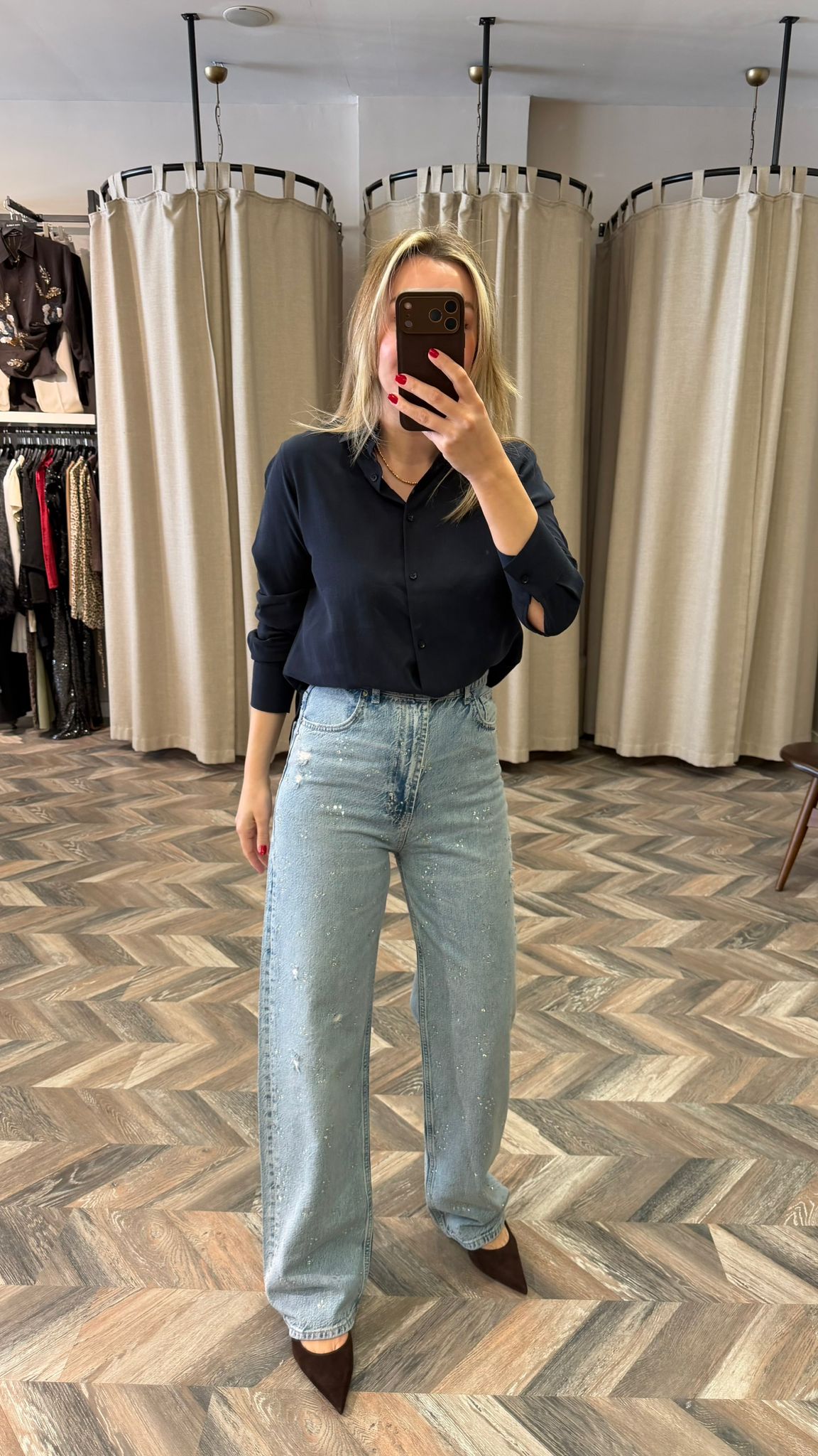 8188-WİDELEG TAŞLI JEAN