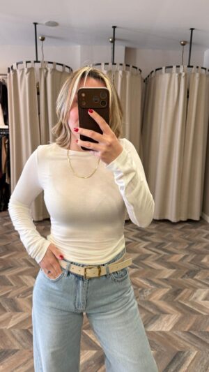 32325-KAYIK YAKA TOP