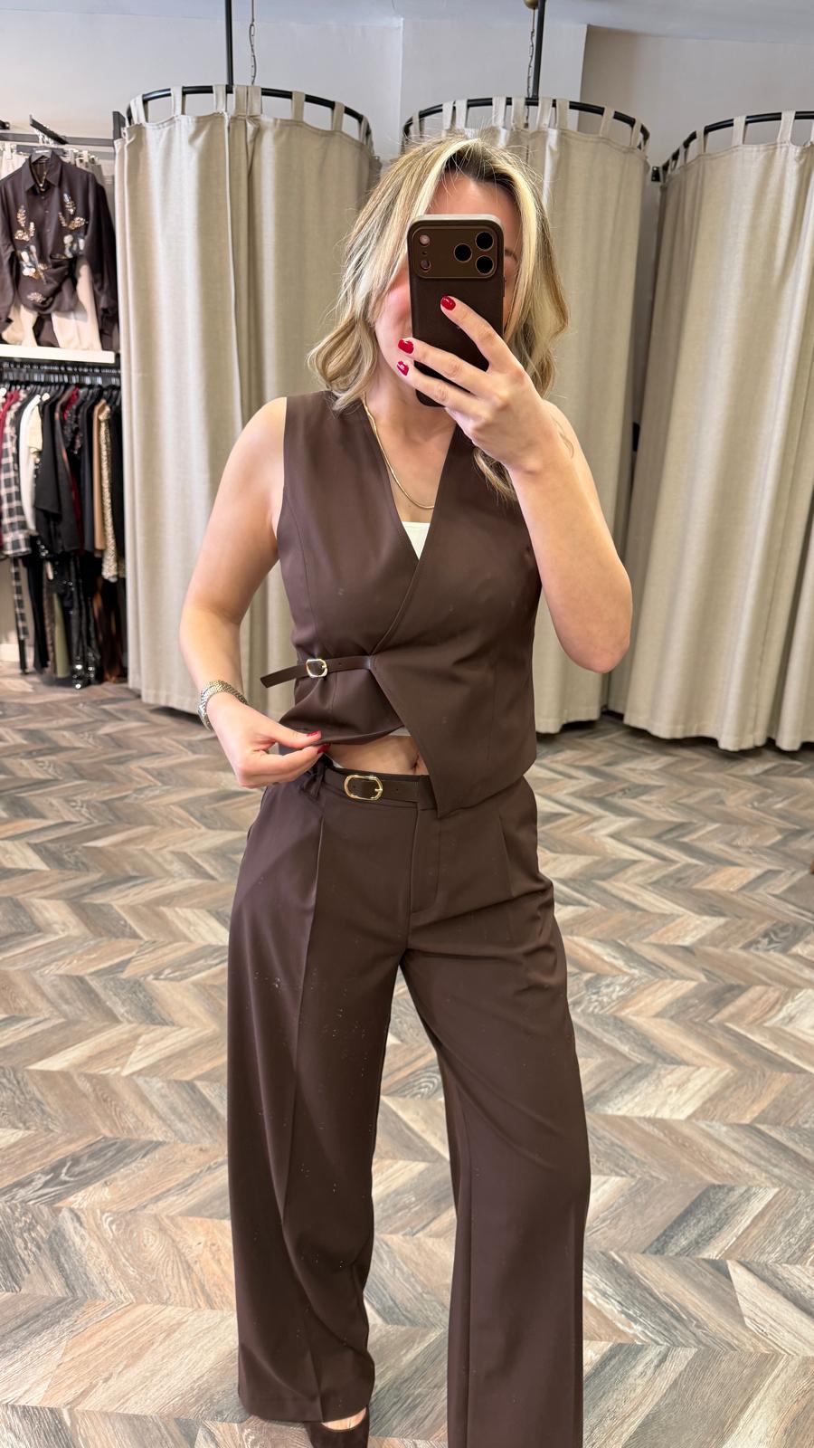 72662-ORTA BEL KEMERLİ PANTOLON