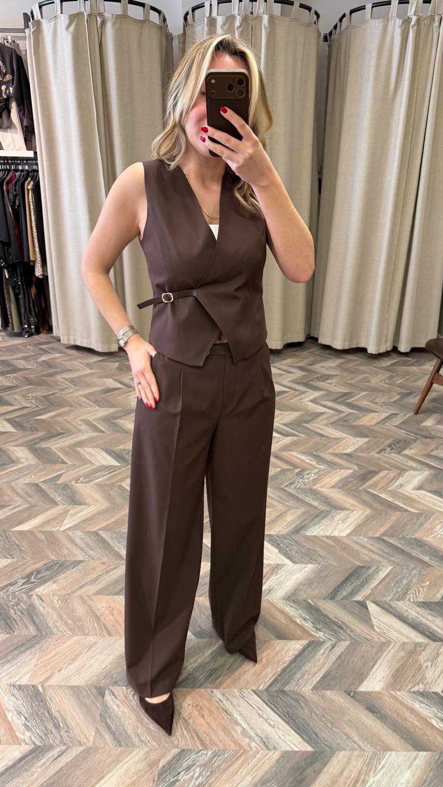 72662-ORTA BEL KEMERLİ PANTOLON