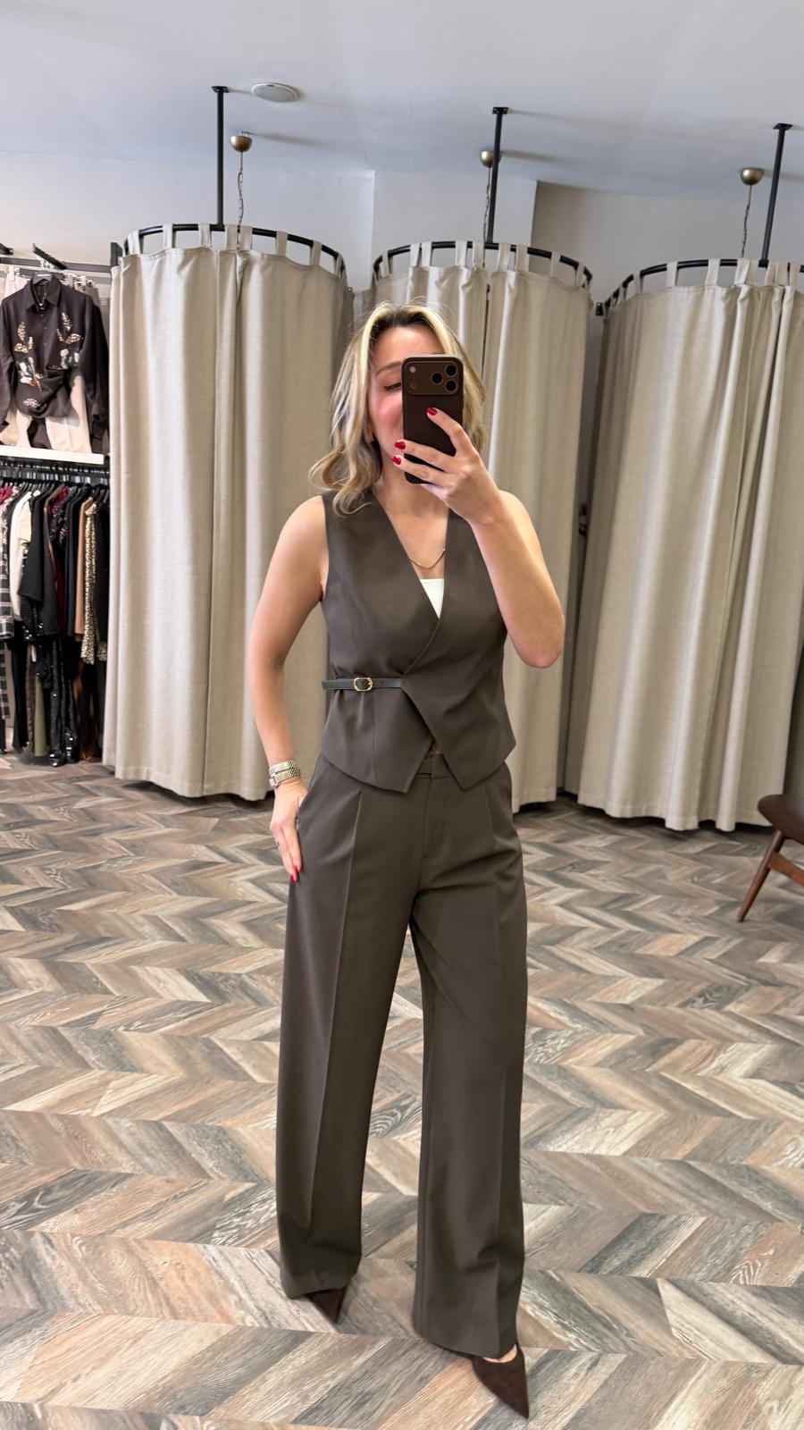 72662-ORTA BEL KEMERLİ PANTOLON