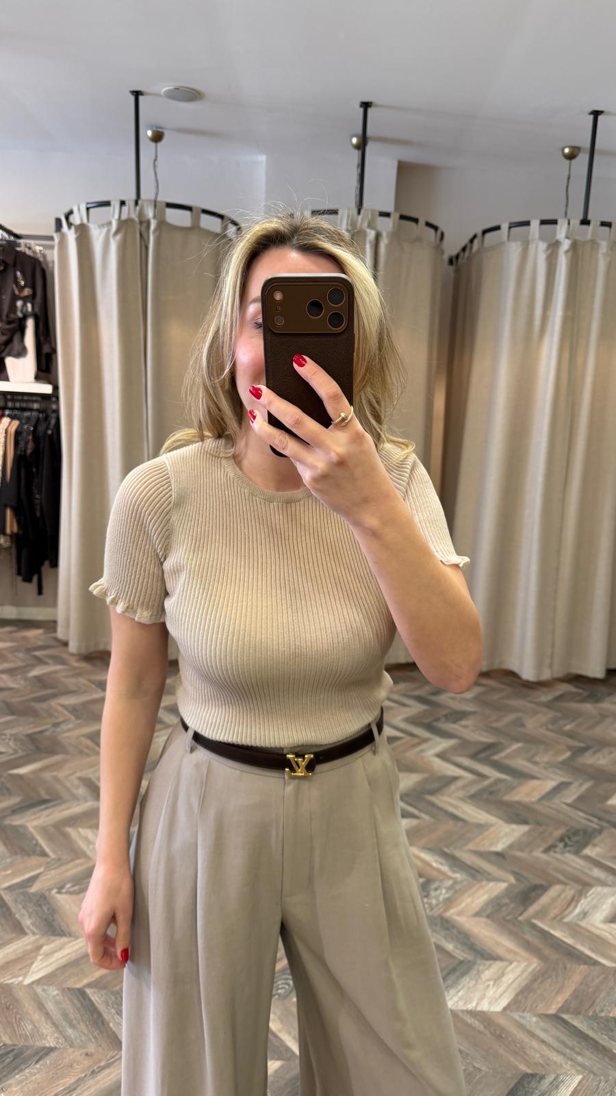 10783-FIRFIRLI TRİKO BLUZ