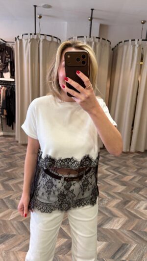 8148-DANTEL DTY TİŞÖRT