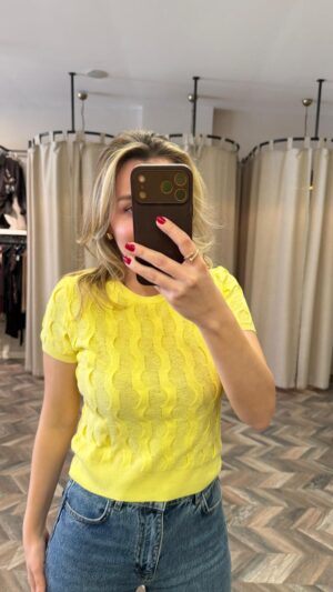 10788-DOKULU TRİKO BLUZ