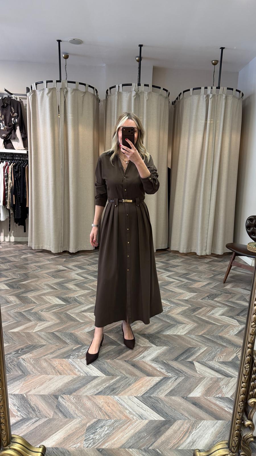 1818-KEMERLİ ELBİSE