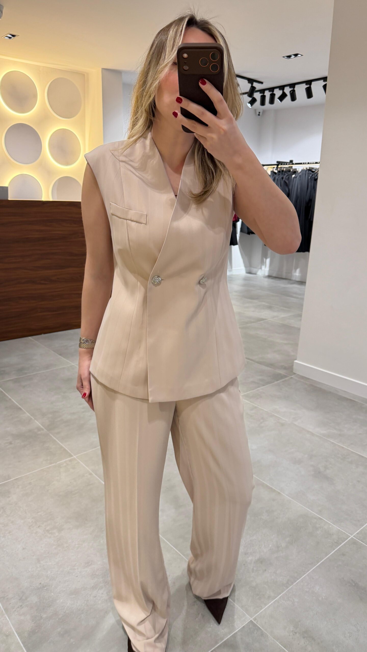 6065-ÇİZGİLİ YELEK