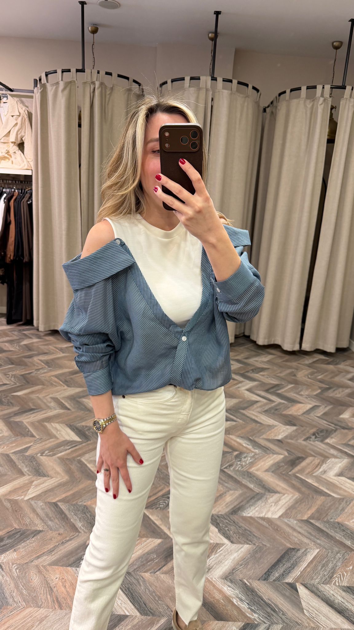 3117-ATLETLİ GÖMLEK