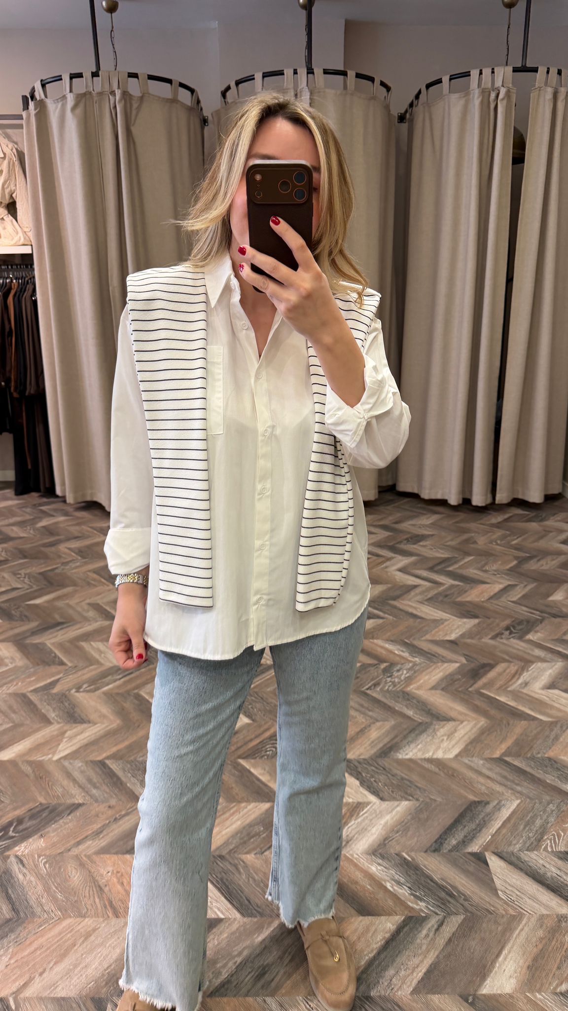 2760-ATKILI POPLİN GÖMLEK