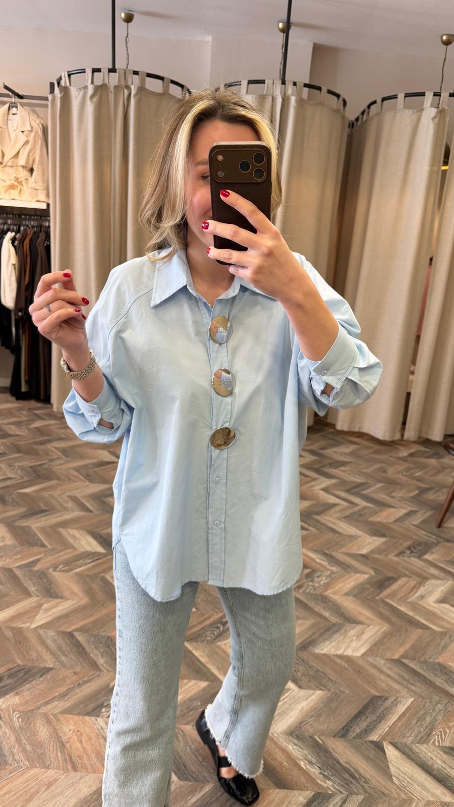 26114-DÜĞME DTY GÖMLEK