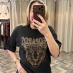 7424-LEOPAR DSN TSHİRT