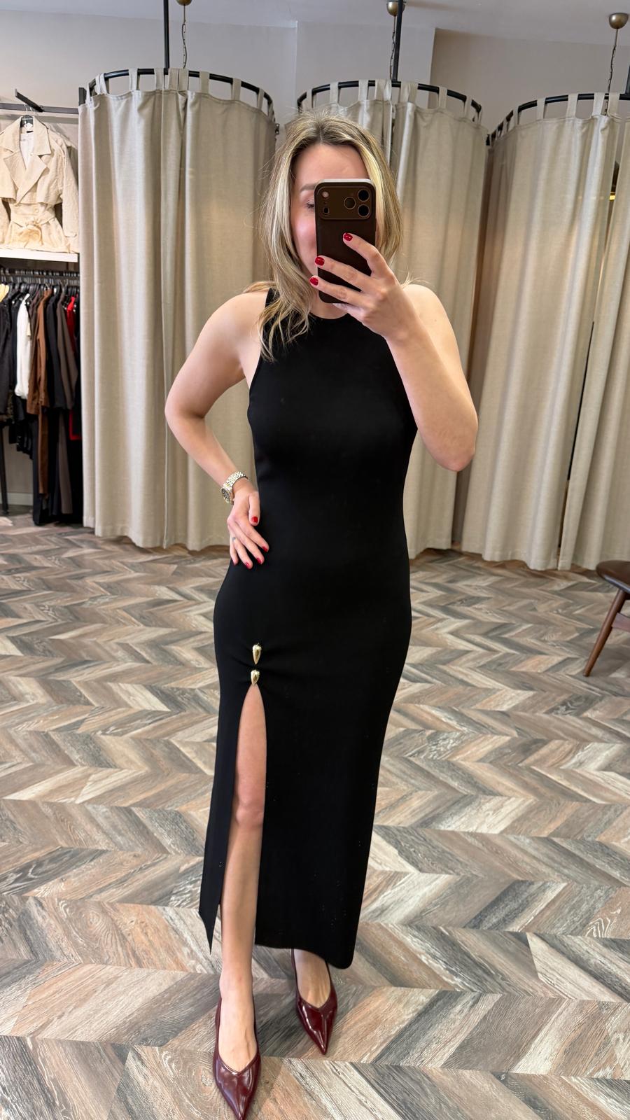 90255-AKSESUAR DTY TRİKO ELBİSE