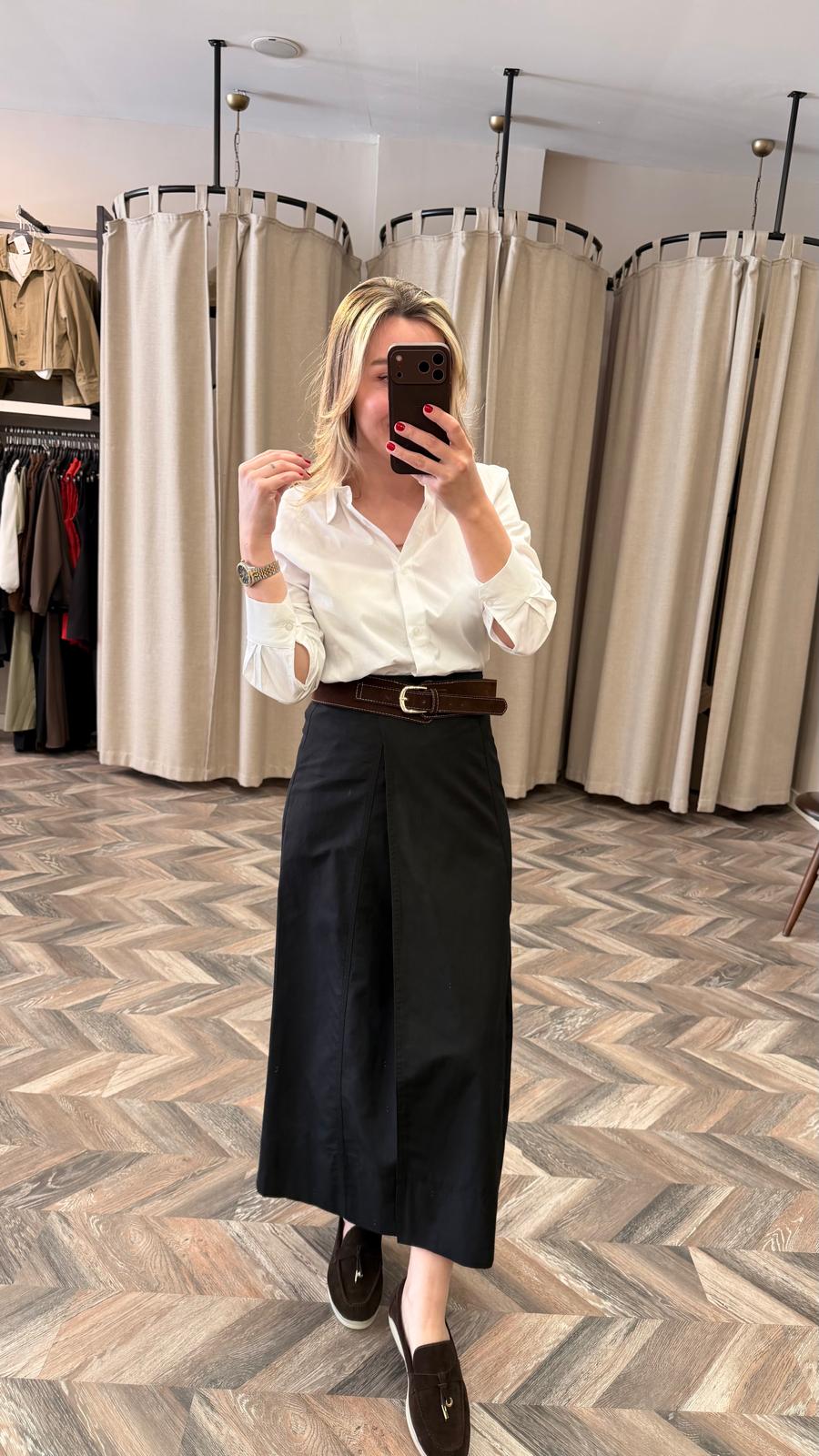 81076-KEMERLİ MİDİ ETEK