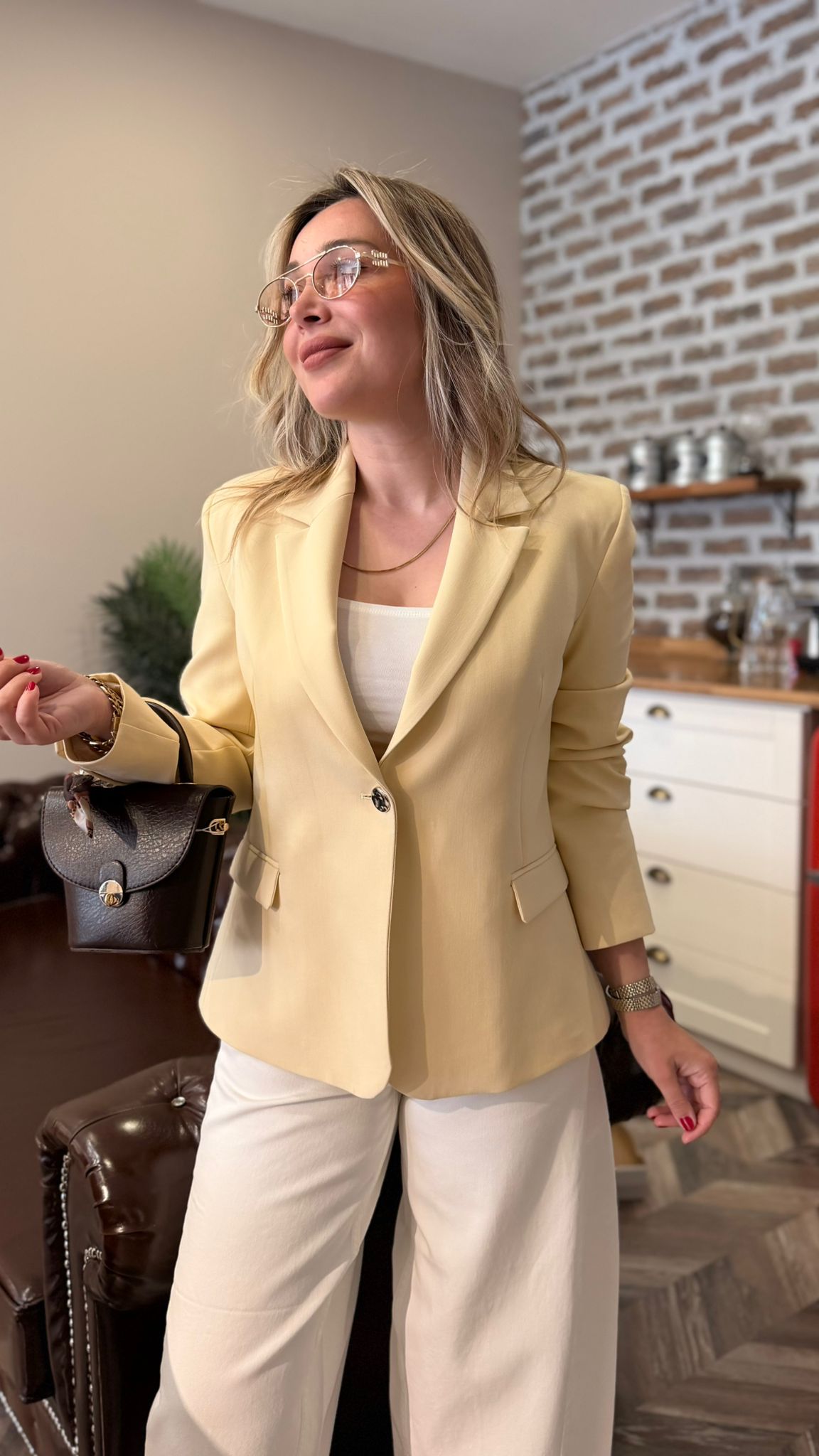 60796-VÜCUDA OTURAN BLAZER