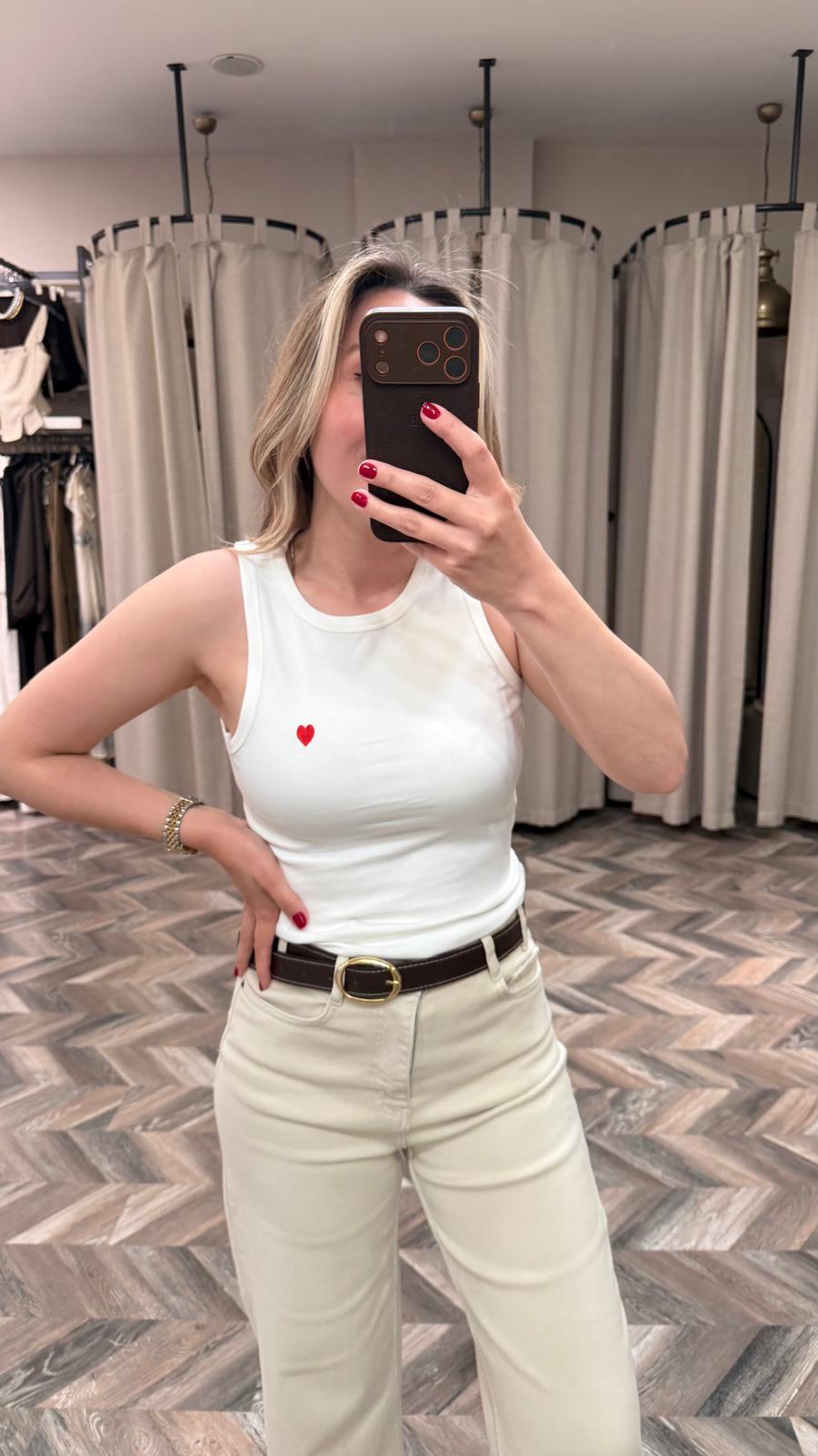 21259-BİSİKLET YAKA TOP