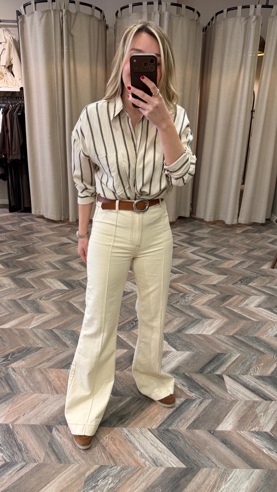 5085-ÇİZGİLİ GÖMLEK