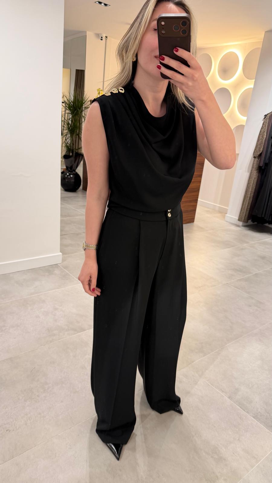 5089-DÜĞME DTY PANTOLON