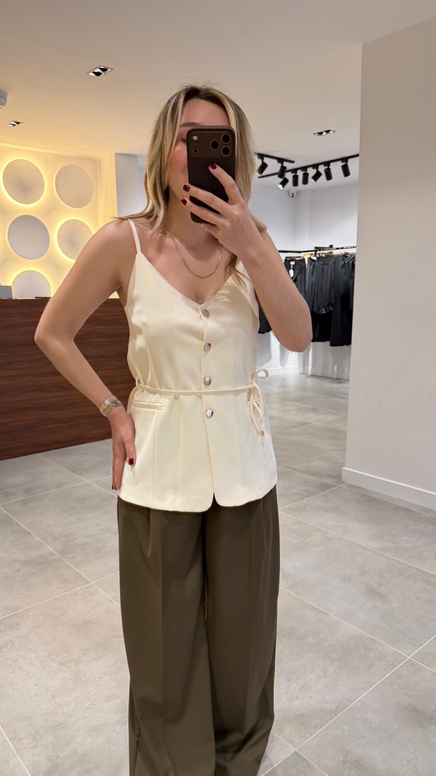 0743-BELDEN BAĞLAMALI YELEK