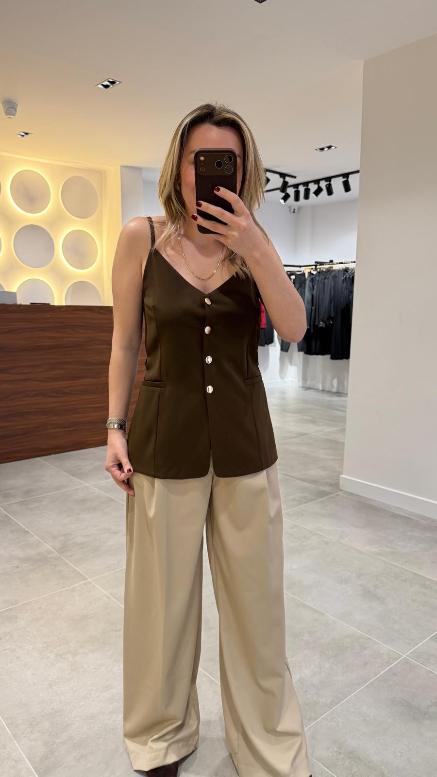 0743-BELDEN BAĞLAMALI YELEK