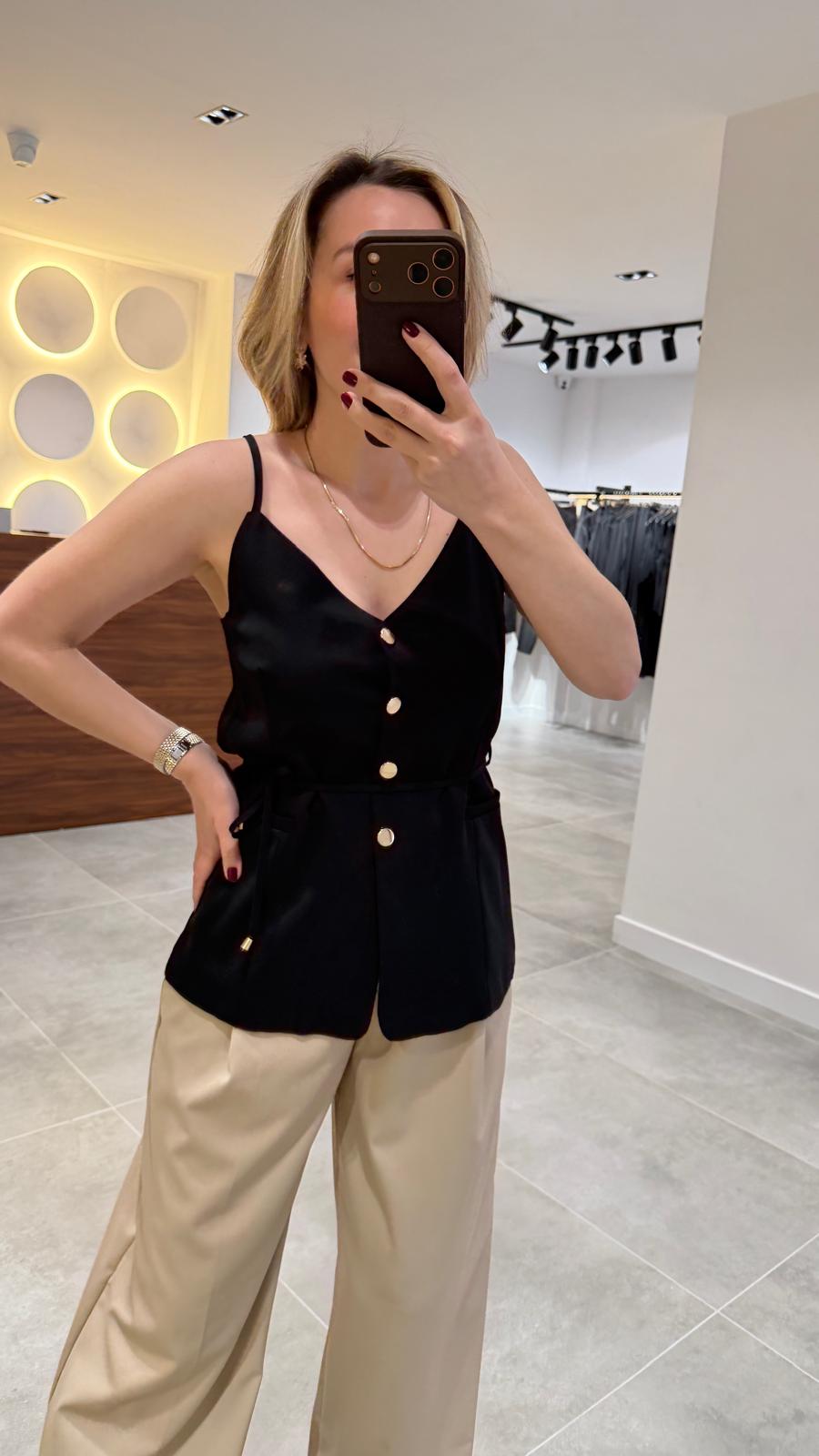 0743-BELDEN BAĞLAMALI YELEK