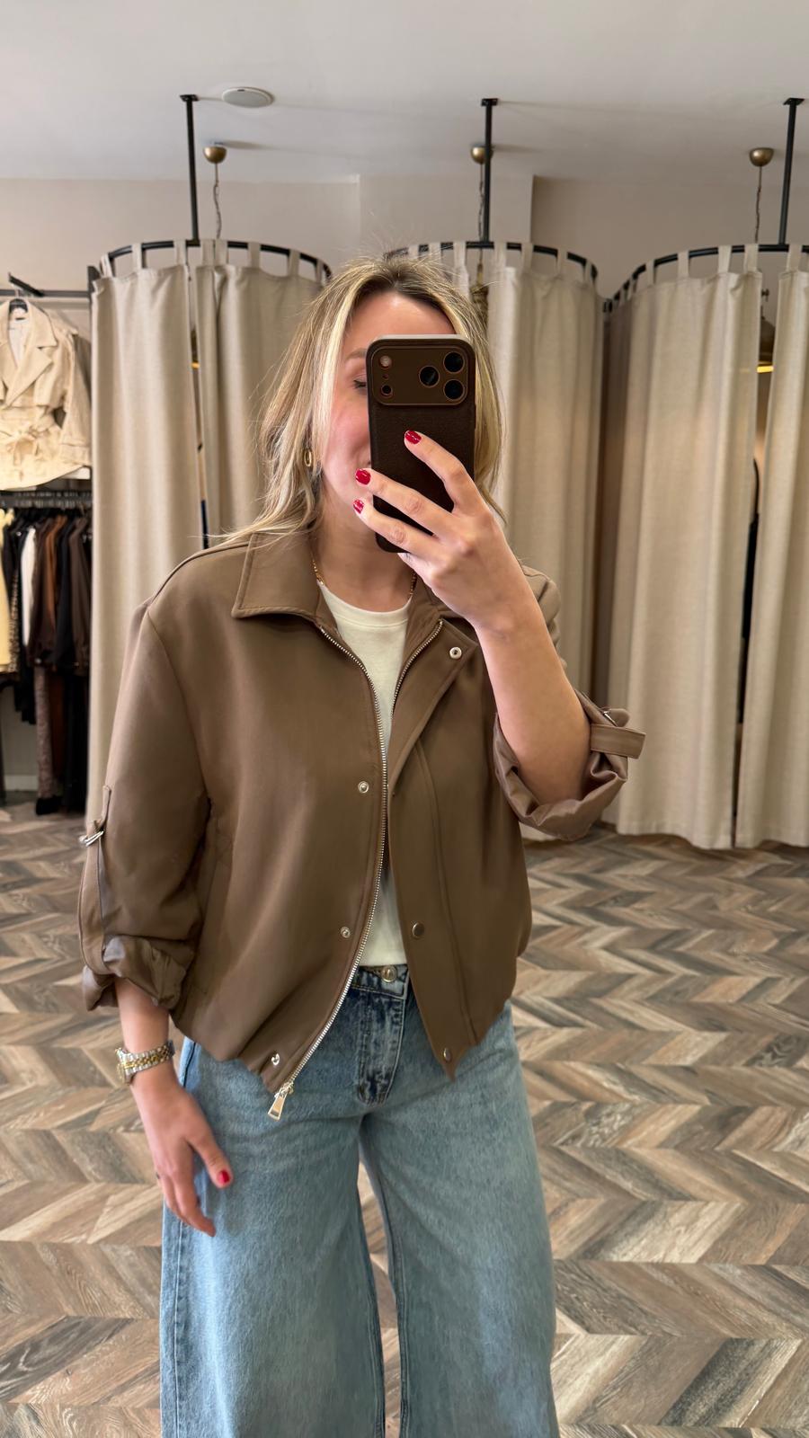 6341-KOLU TOKALI CEKET