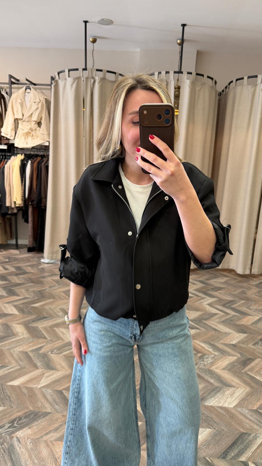 6341-KOLU TOKALI CEKET