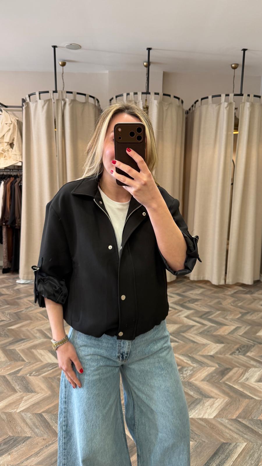 6341-KOLU TOKALI CEKET