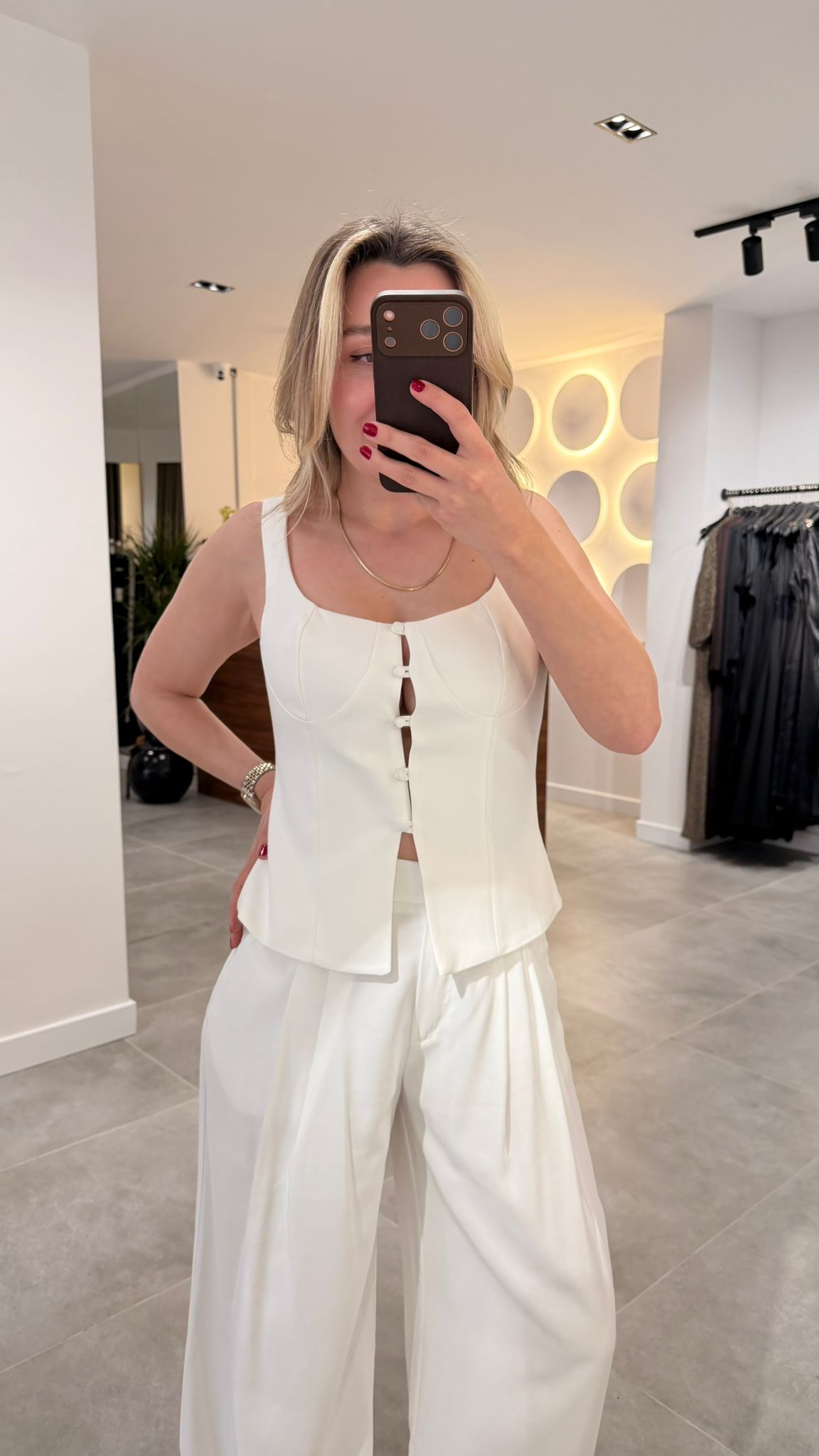 3335-DÜĞME DTY YELEK