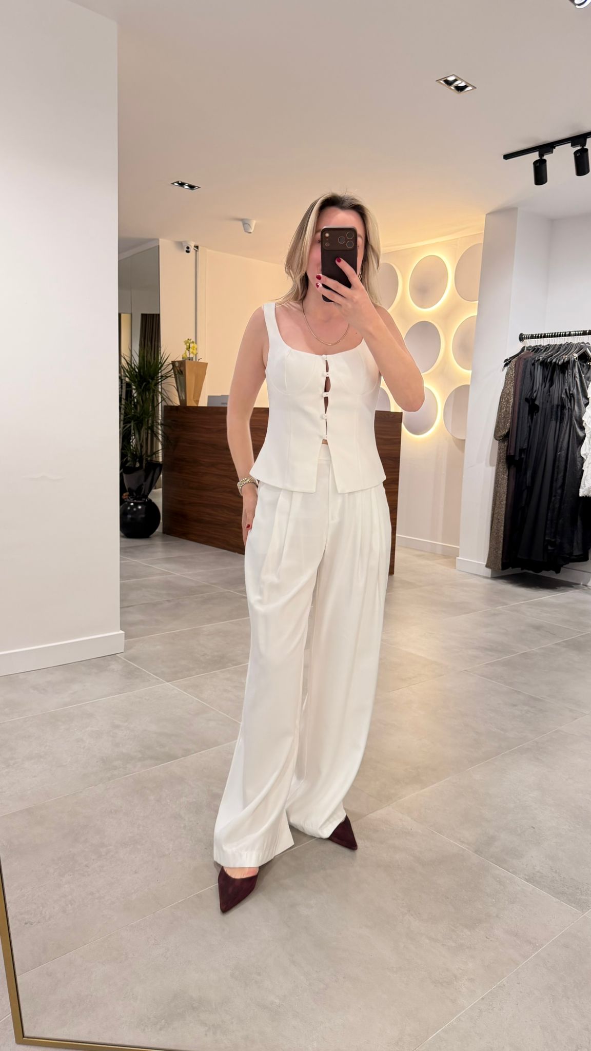 1465-PİLELİ PALAZZO PANTOLON