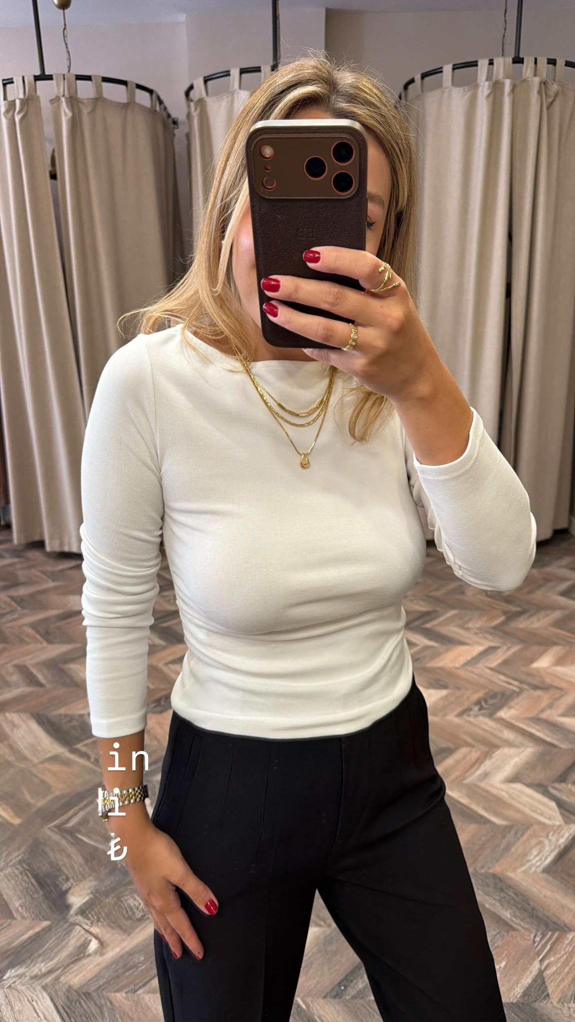 31401-BÜZGÜLÜ KAYIK YAKA TOP