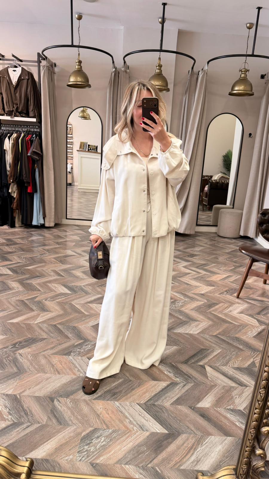 8298-BAĞCIKLI DOKUMA PANTOLON