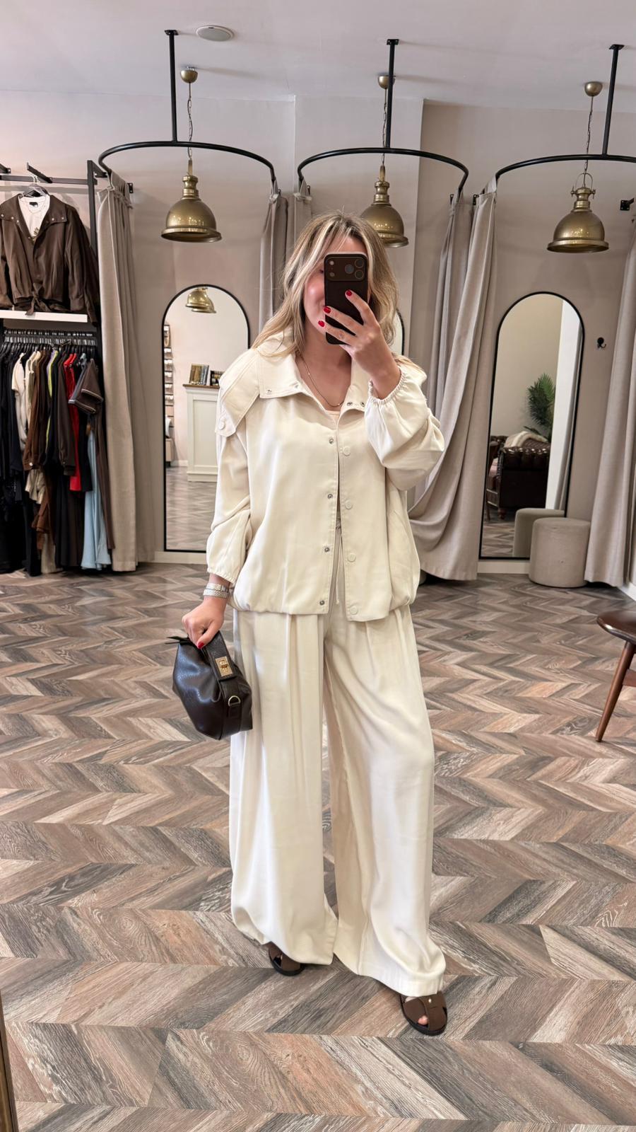 8298-BAĞCIKLI DOKUMA PANTOLON