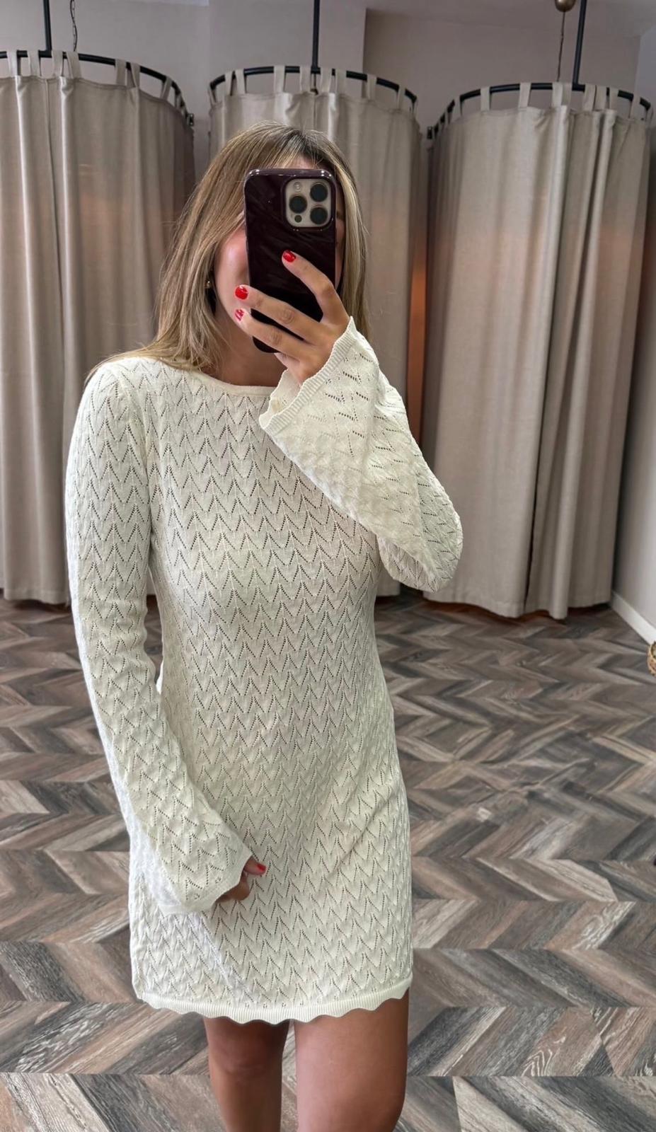 9735-101002 MİNİ ÖRME TRİKO ELBİSE